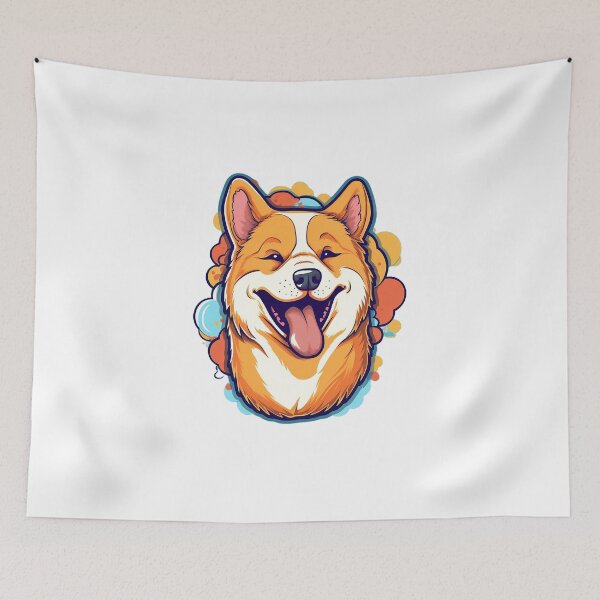 Item preview, Friendly and Playful Akita Inu - Charming Design for Dog Lovers designed and sold by SADStyleDesigns.