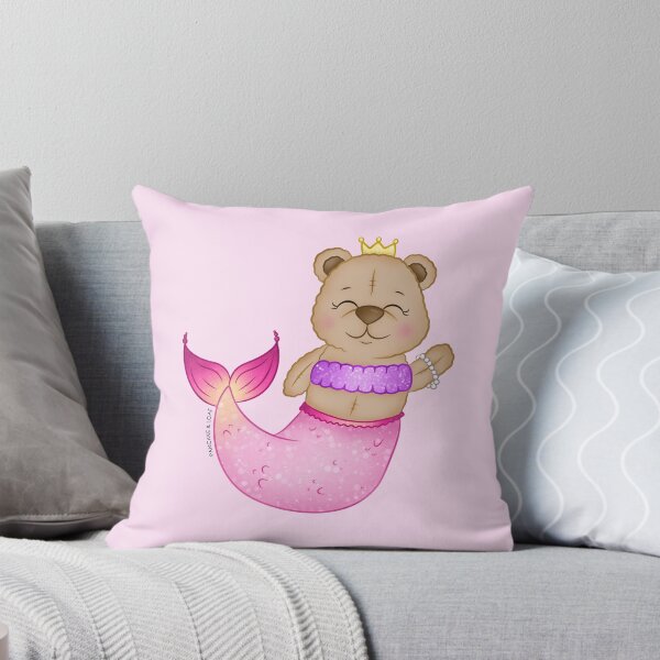 Item preview, Happy Cute Fluffy Mer-Bear designed and sold by PancakeAndLoaf.