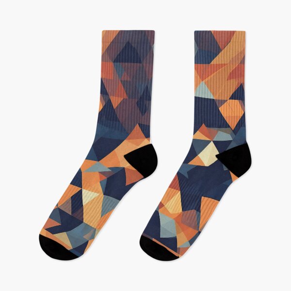 Item preview, Minimal triangular pattern, orange and blue gradients  designed and sold by Hazmat-AI7.