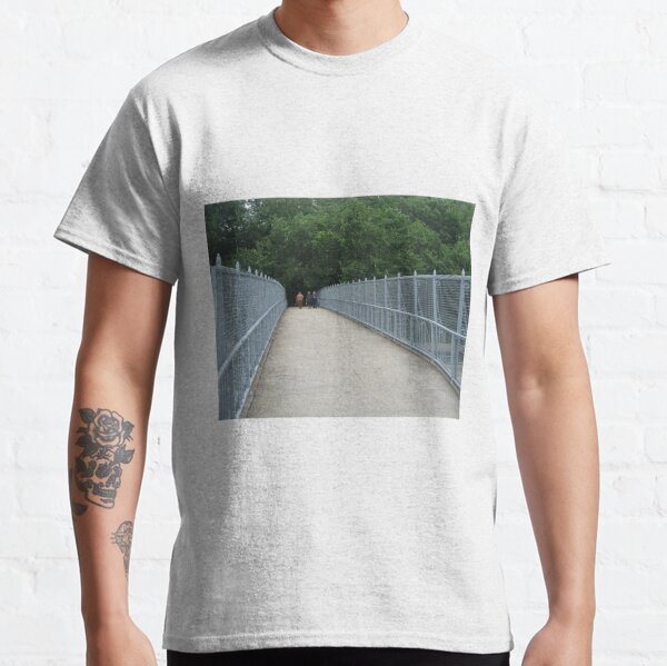 Small bridge, railings, riot,  greenery, celebration,  life Classic T-Shirt