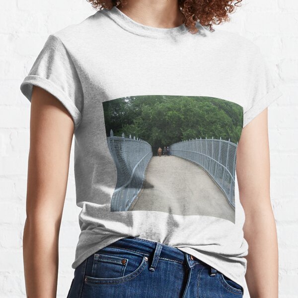 Small bridge, railings, riot,  greenery, celebration,  life Classic T-Shirt