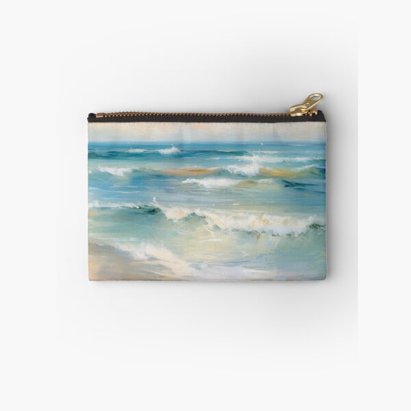 Item preview, Seaside Serenity Impressionist Art Beach Pastel Painting designed and sold by DigiNook.
