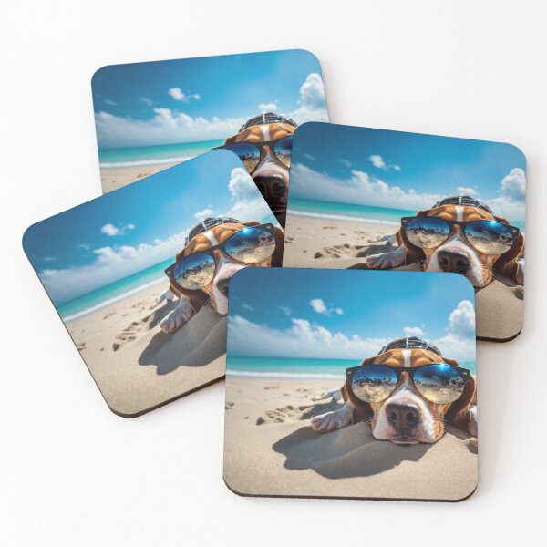 Item preview, Sunbathing Dog with Sunglasses designed and sold by DiGi007.