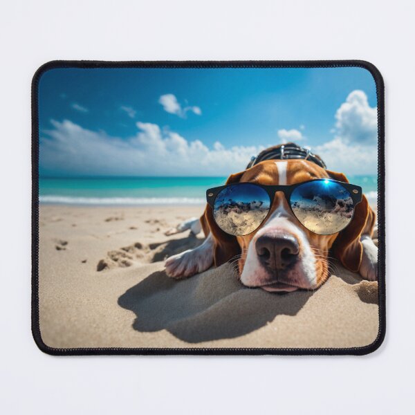 Item preview, Sunbathing Dog with Sunglasses designed and sold by DiGi007.