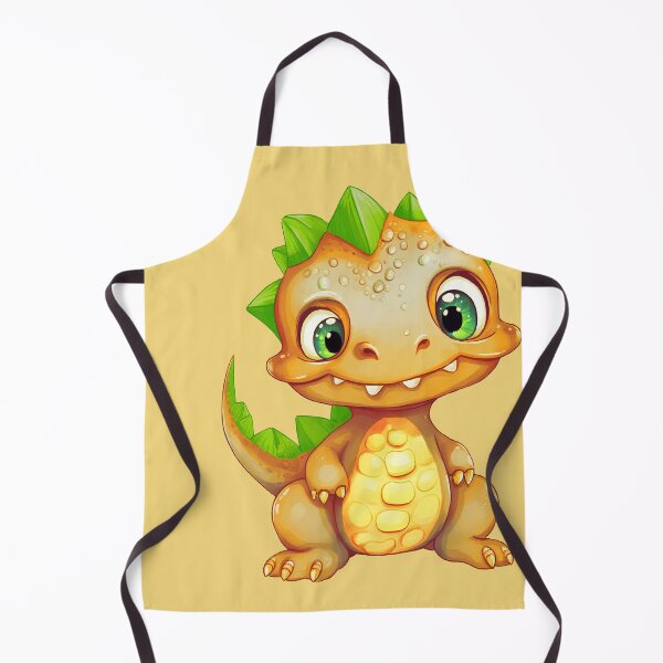 Item preview, Cute Golden-Green Baby Dinosaur with Big Eyes designed and sold by KOTOdesign.