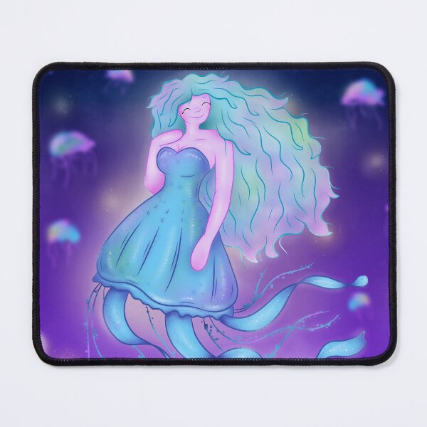 Item preview, Glowing Jelly Fish Mermaid designed and sold by PancakeAndLoaf.