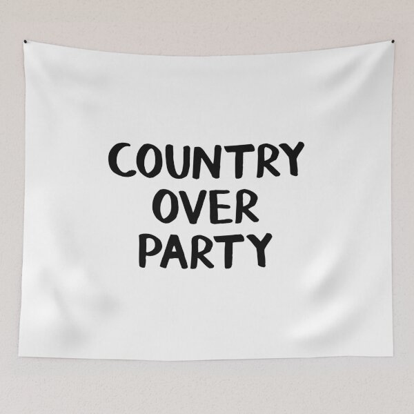Item preview, Country over party designed and sold by allthetees.
