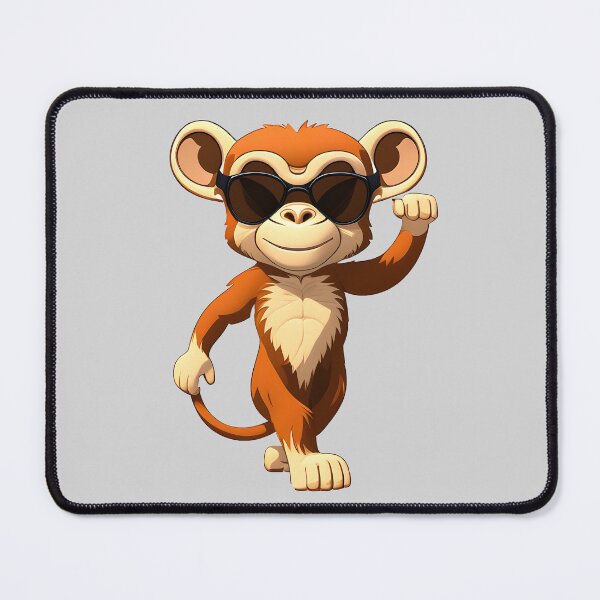 Item preview, Monkey in cartoon style designed and sold by IrinaGuArt.