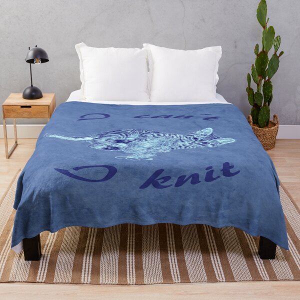 Item preview, Chaton à la pelota - marbled blue version, text in english designed and sold by SylvieG18.
