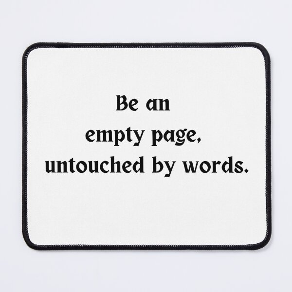 Item preview, Rumi's Untouched Page design designed and sold by wordartistry.