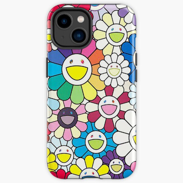 Rainbow flower Coque antichoc iPhone