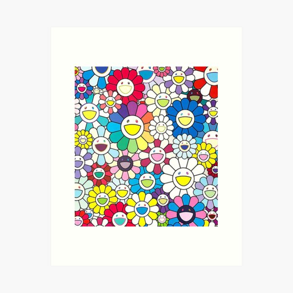 Takashi Murakami Flower Rainbow Zip Pouch by Bakijan Wacana - Fine Art  America