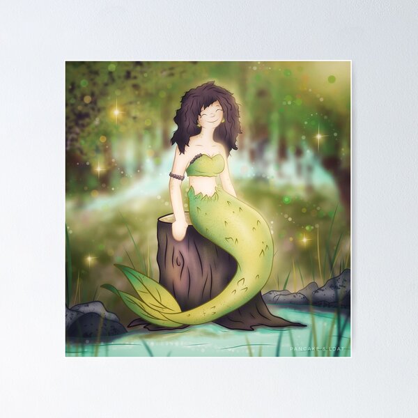 Item preview, Forest Mermaid designed and sold by PancakeAndLoaf.