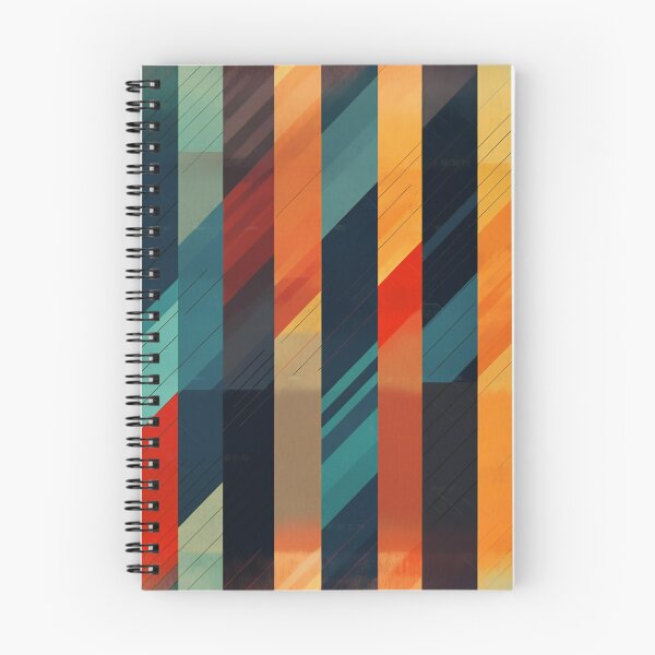 Item preview, Abstract Parallel Linear pattern | Retro colors designed and sold by Hazmat-AI7.
