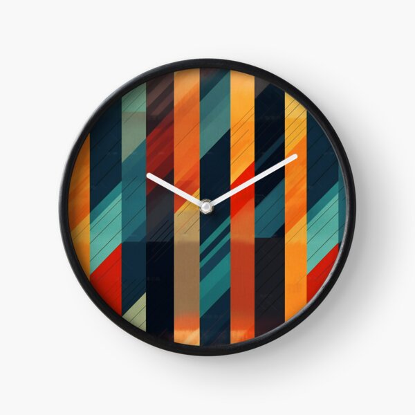 Item preview, Abstract Parallel Linear pattern | Retro colors designed and sold by Hazmat-AI7.