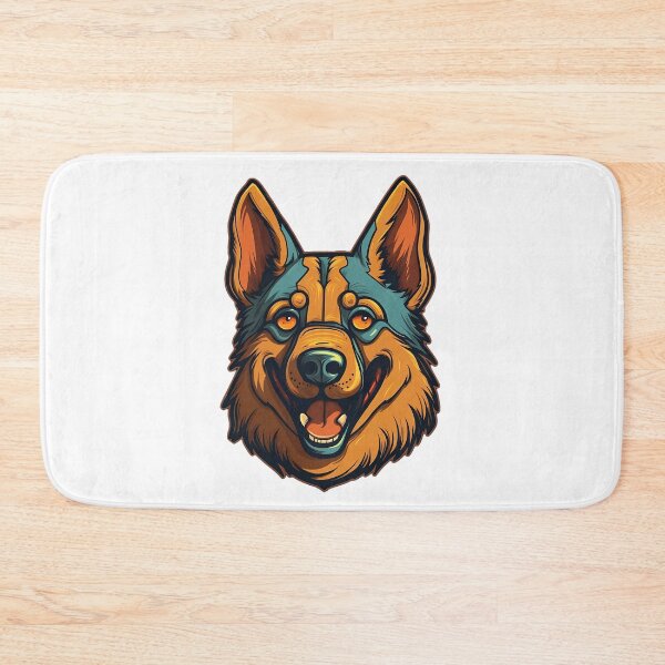 Item preview, Cute German Shepherd Cartoon - Charming Design for Dog Lovers designed and sold by SADStyleDesigns.