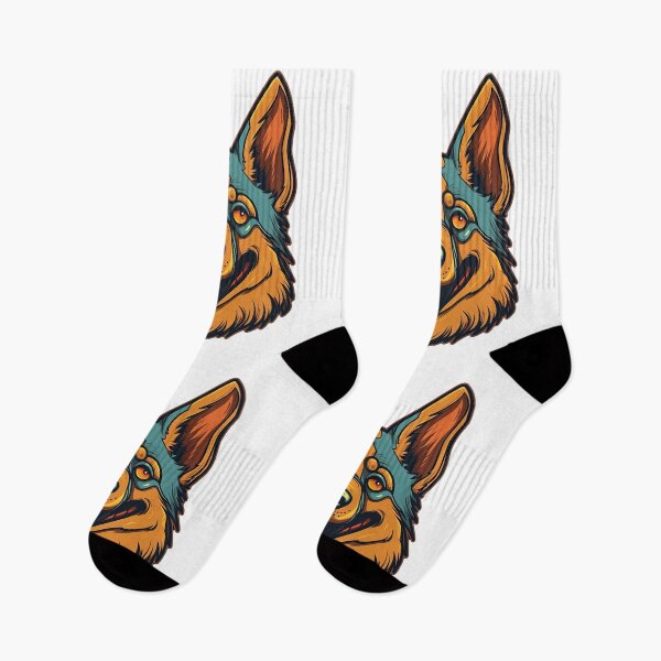 Item preview, Cute German Shepherd Cartoon - Charming Design for Dog Lovers designed and sold by SADStyleDesigns.