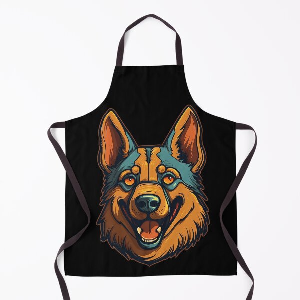Item preview, Cute German Shepherd Cartoon - Charming Design for Dog Lovers designed and sold by SADStyleDesigns.