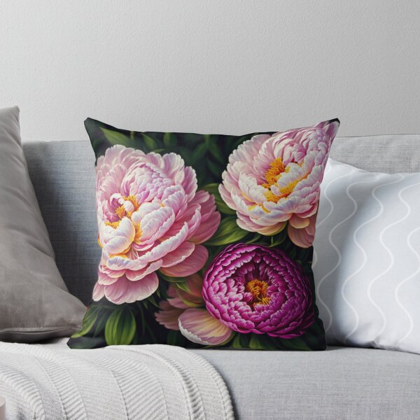 Artikelvorschau, Pink and Purple Peony Blossoms entworfen und verkauft von SvahaDesigns.