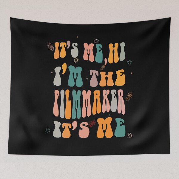 Item preview, funny  it's me hi i'm the filmmaker it's me , vintage filmmaker humor designed and sold by L-o-shop.
