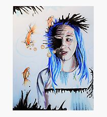 Aquamarine: Maybe it's Genetic Photographic Print