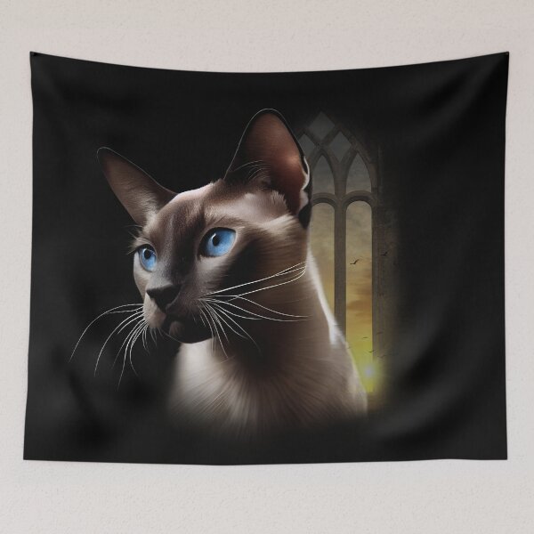 Item preview, The Siamese cat designed and sold by derKatzenmensch.