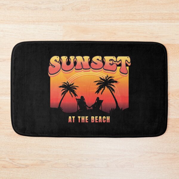 Item preview, Retro Sunset At The Beach designed and sold by Whimsical  Thinker.
