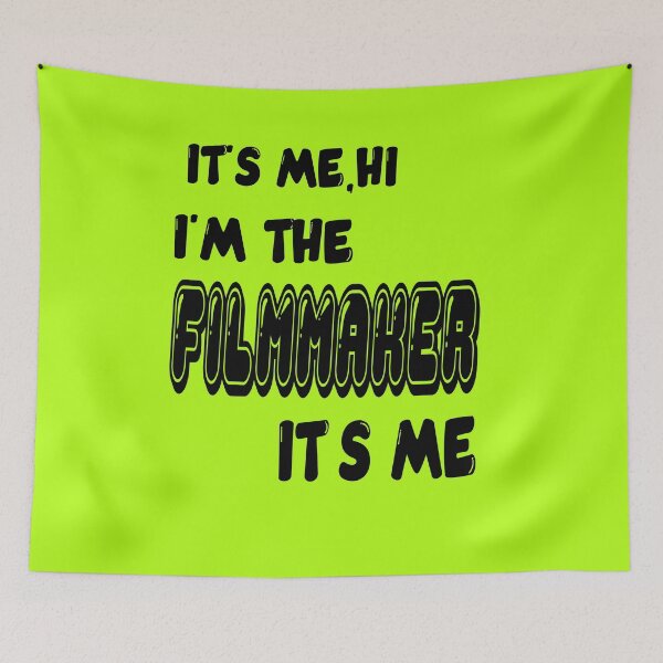 Item preview, funny  it's me hi i'm the filmmaker it's me , vintage filmmaker humor designed and sold by L-o-shop.