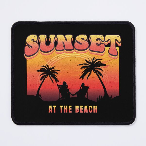 Item preview, Vintage Retro Sunset At The Beach designed and sold by Whimsical Thinker.