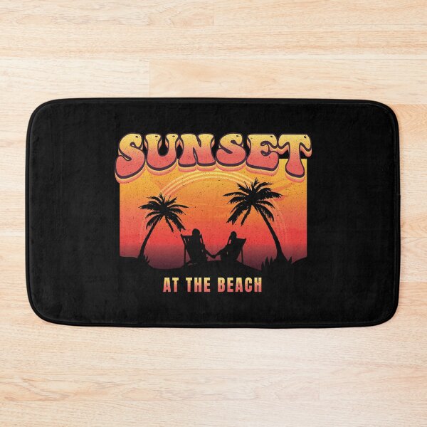 Item preview, Vintage Retro Sunset At The Beach  designed and sold by Whimsical  Thinker.