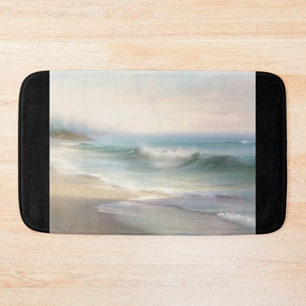 Item preview, Seaside Serenity Impressionist Art Beach Pastel Painting designed and sold by DigiNook.
