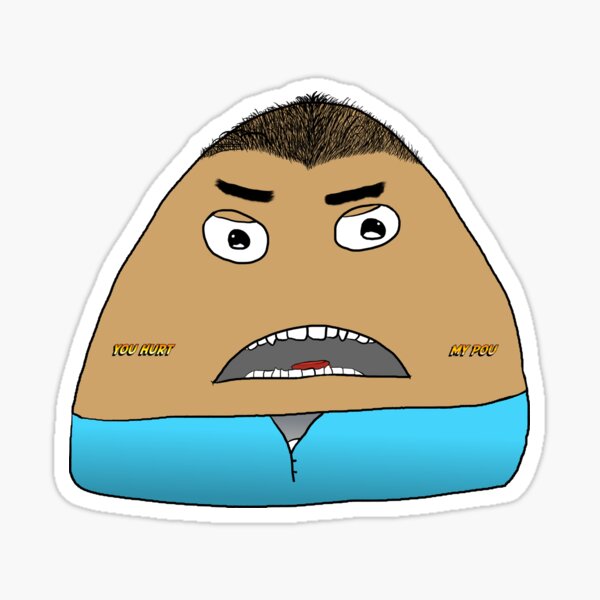 FAT POU Discord Sticker - Discord Emoji