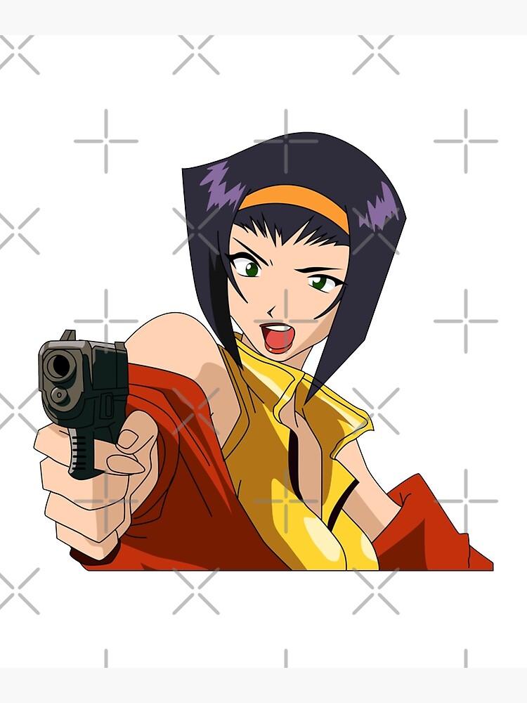 Cow Bebop Faye Premium Matte Vertical Poster sold by Enrique Ramirez