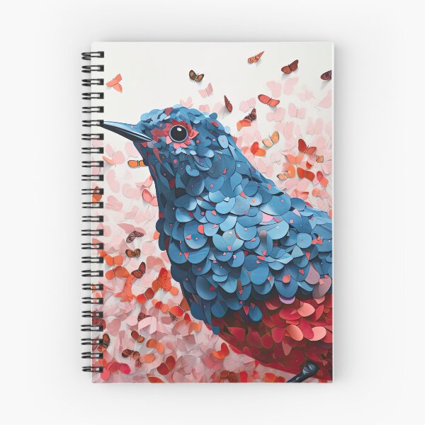 Item preview, Nature's Palette: The Bluebird’s Butterfly Mosaic designed and sold by Diego Re.