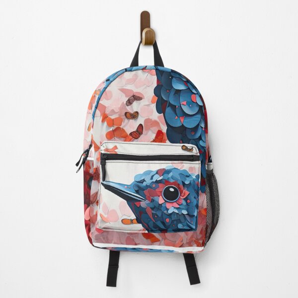 Item preview, Nature's Palette: The Bluebird’s Butterfly Mosaic designed and sold by Diego Re.