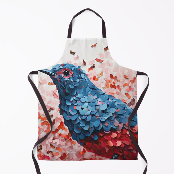 Item preview, Nature's Palette: The Bluebird’s Butterfly Mosaic designed and sold by Diego Re.