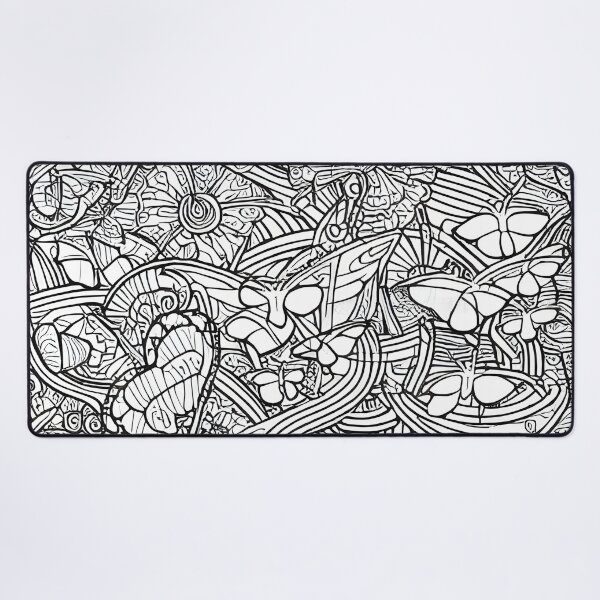 Item preview, Butterfly Garden Doodle designed and sold by Ashriyaas.