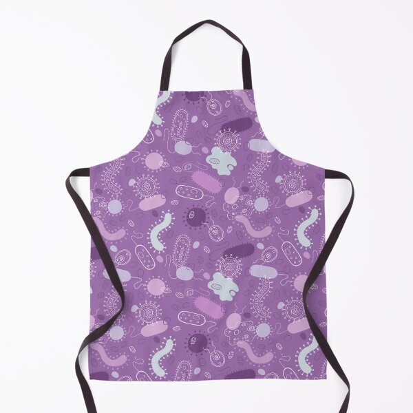 Item preview, Microorganisms pattern - viruses, bacteria and amoeba - purple designed and sold by HazelFisher.