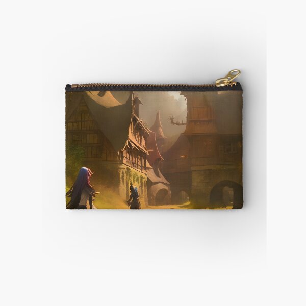 Item preview, Adventures entering a village hidden in the mountains designed and sold by MDArtdesigns.