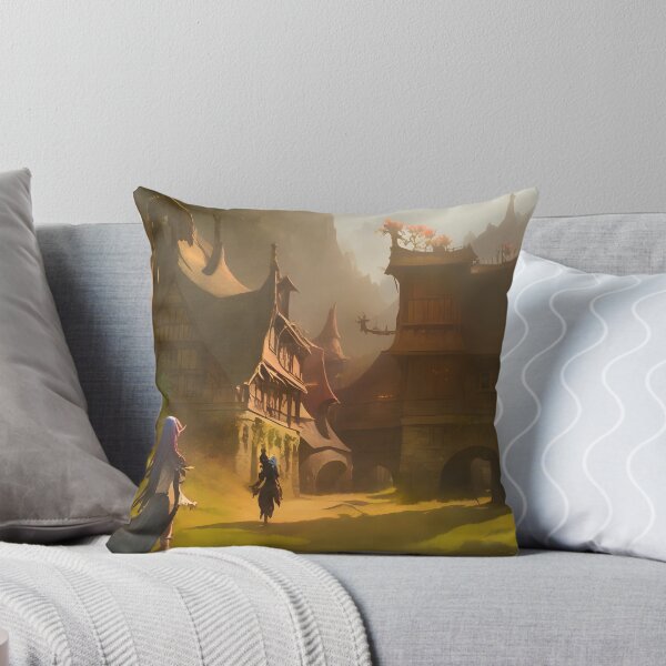 Item preview, Adventures entering a village hidden in the mountains designed and sold by MDArtdesigns.