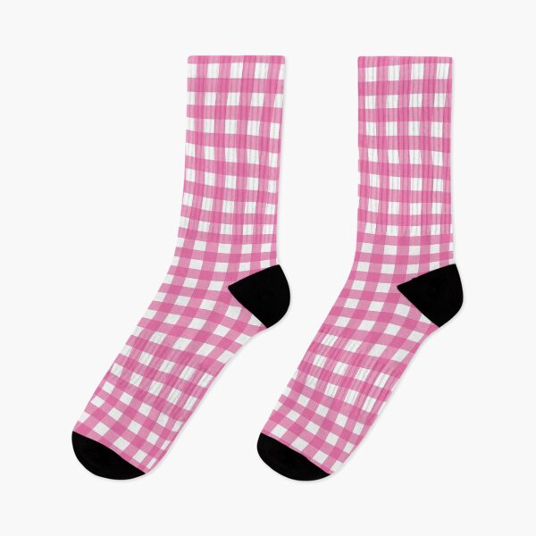 Artikelvorschau, Dunkelrosa-weißes Gingham-Karomuster – klein entworfen und verkauft von LittleBettyMakes.