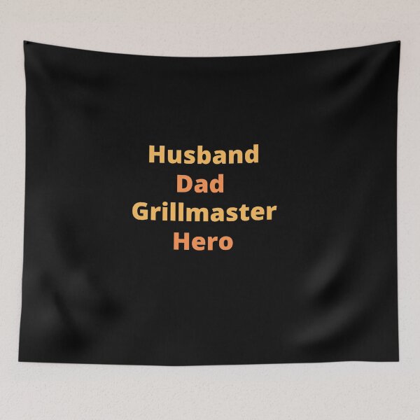 Item preview, Husband, Dad, Grillmaster, Hero - Fathers Day Funny T-Shirt designed and sold by 3TFashion.