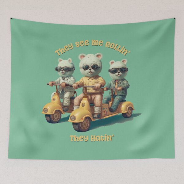 Item preview, They See Me Rollin', They Hatin' Funny Threesome designed and sold by danielliamgill.