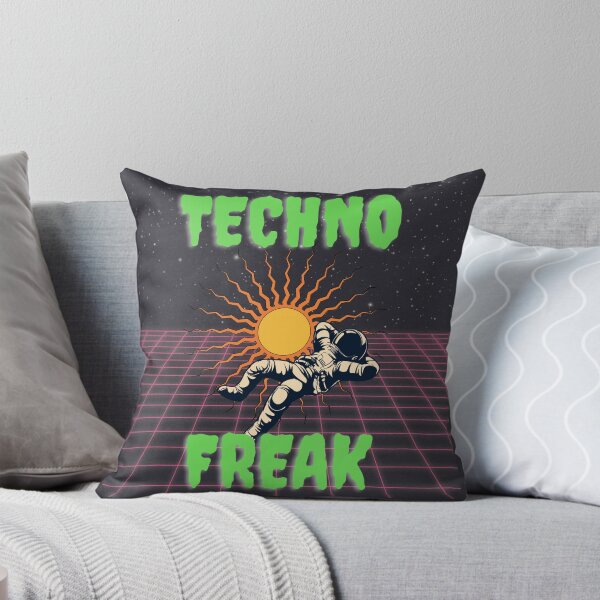 Artikelvorschau, Techno-Freak-Astronauten-Synthwave entworfen und verkauft von Raveclipse.