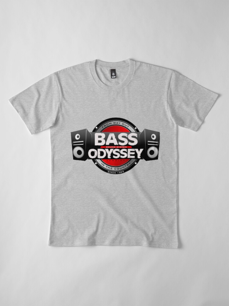 Alternative Ansicht von Bass Odyssey Dancehall Reggae Soundsystem aus dem Ausland Premium T-Shirt