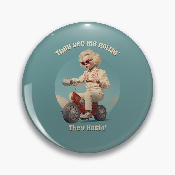 Item preview, They See Me Rollin', They Hatin' Funny Scooter Gurl designed and sold by danielliamgill.