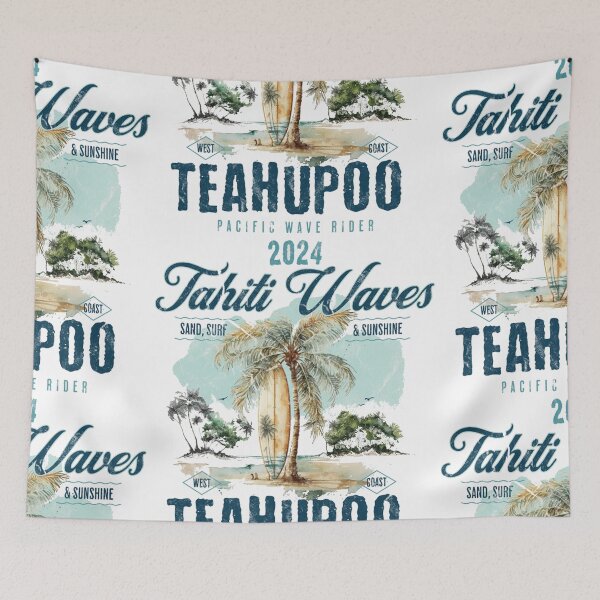 Item preview, Tahiti waves Teahupoo 2024 designed and sold by VUE-MER.
