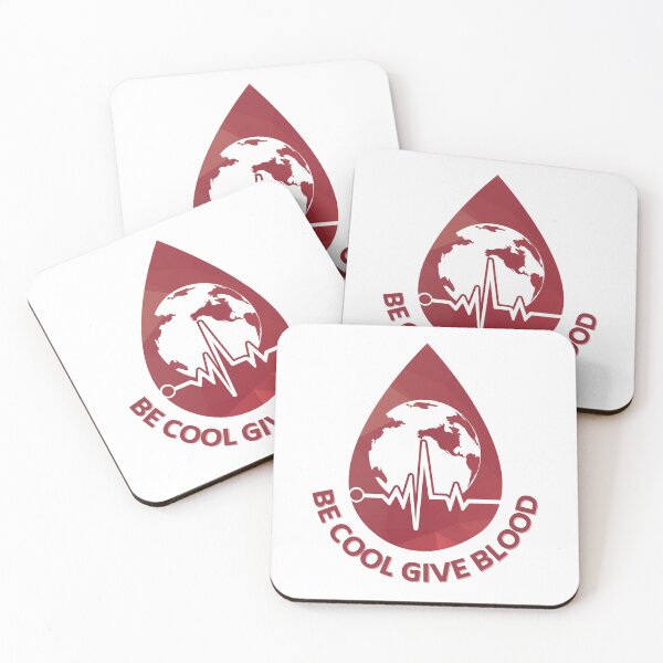 Item preview, Be Cool Give Blood / World Blood Donor Day designed and sold by MindPalette.