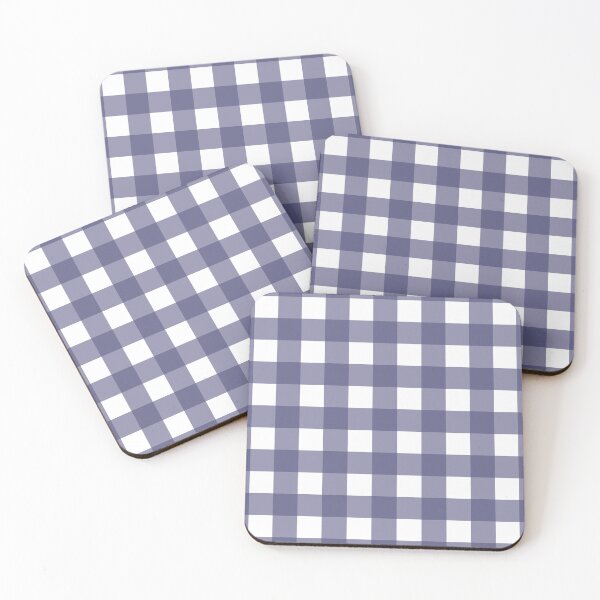 Item preview, Navy blue and white gingham check - small designed and sold by LittleBettyMakes.