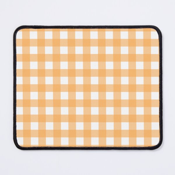 Artikelvorschau, Orange-weißes Gingham-Karomuster – klein entworfen und verkauft von LittleBettyMakes.